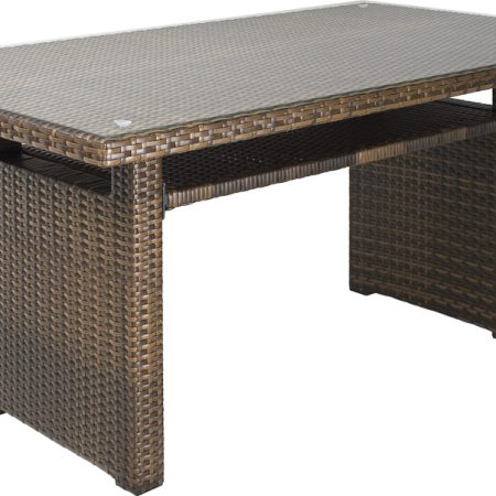 ΤΡΑΠΕΖΙ ΑΛΟΥΜΙΝΙΟΥ ΜΕ RATTAN 150X90X74 15898